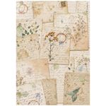 6 Carte di riso in A4 Flowers and Poems Stamperia