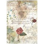 6 Carte di riso in A4 Flowers and Poems Stamperia