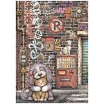 6 Carte di riso in A4 Furry Friends 2 Stamperia