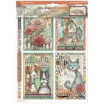 6 Carte di riso in A4 Furry Friends Stamperia