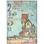 6 Carte di riso in A4 Furry Friends Stamperia
