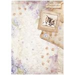 6 Carte di riso in A4 Quiet Days Stamperia