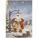 6 Carte di riso in A4 Silent Night Stamperia