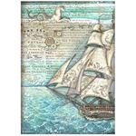 6 Carte di riso in A4 Songs of the Sea Stamperia