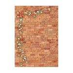 8 Carte di riso A6 Backgrounds All Around Christmas Stamperia
