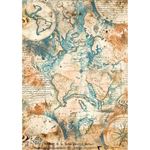 8 Carte di riso in A5 Esprit de Voyage