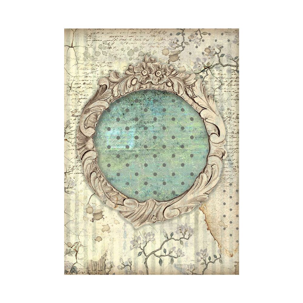 8 Carte di riso in A6 Backgrounds Alice - Mondo Fai da Te
