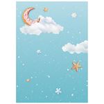 8 Carte di riso in A6 Backgrounds Candy Christmas