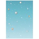 8 Carte di riso in A6 Backgrounds Candy Christmas