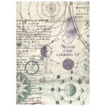 8 Carte di riso in A6 Backgrounds Cosmos