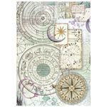 8 Carte di riso in A6 Backgrounds Cosmos