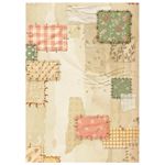 8 Carte di riso in A6 Backgrounds Cozy Family