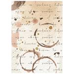 8 Carte di riso in A6 Backgrounds Flowers and Poems
