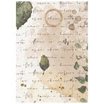 8 Carte di riso in A6 Backgrounds Flowers and Poems