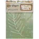 8 Carte di riso in A6 Backgrounds Flowers and Poems