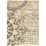 8 Carte di riso in A6 Backgrounds Gardens of Time