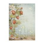 8 Carte di riso in A6 Backgrounds Hidden Grove