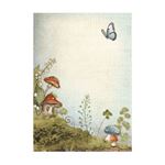 8 Carte di riso in A6 Backgrounds Hidden Grove