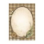 8 Carte di riso in A6 Backgrounds Hidden Grove