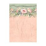 8 Carte di riso in A6 Backgrounds House of Roses