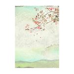 8 Carte di riso in A6 Backgrounds House of Roses