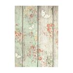 8 Carte di riso in A6 Backgrounds House of Roses