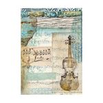 8 Carte di riso in A6 Backgrounds Music