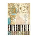 8 Carte di riso in A6 Backgrounds Music