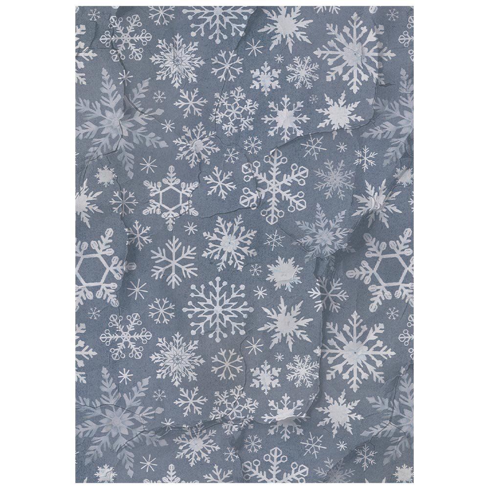 8 Carte di riso in A6 Backgrounds Silent Night