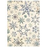 8 Carte di riso in A6 Backgrounds Silent Night