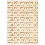 8 Carte di riso in A6 Backgrounds Silent Night