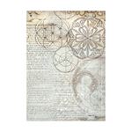 8 Carte di riso in A6 Backgrounds Silent Sea