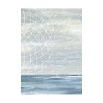 8 Carte di riso in A6 Backgrounds Silent Sea