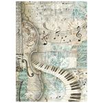8 Carte di riso in A6 Backgrounds Symphony