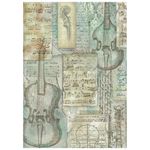 8 Carte di riso in A6 Backgrounds Symphony