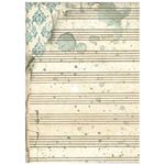 8 Carte di riso in A6 Backgrounds Symphony