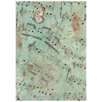 8 Carte di riso in A6 Backgrounds Symphony