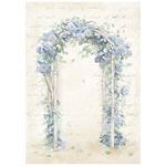 8 Carte di riso in A6 Backgrounds Timeless