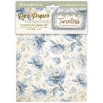8 Carte di riso in A6 Backgrounds Timeless