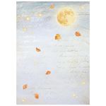 8 Carte di riso in A6 Backgrounds Whispering Woods