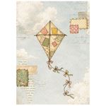 8 Carte di riso in A6 Cozy Family