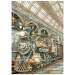 8 Carte di riso in A6 Gardens of Time