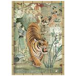 8 Carte di riso in A6 Oriental Garden