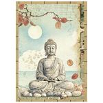 8 Carte di riso in A6 Oriental Garden