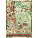 8 Carte di riso in A6 Oriental Garden