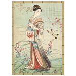 8 Carte di riso in A6 Oriental Garden
