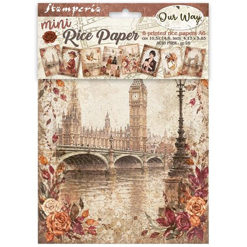 8 Carte di riso in A6 Our Way