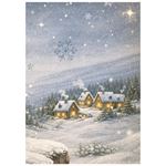 8 Carte di riso in A6 Silent Night