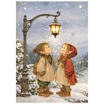 8 Carte di riso in A6 Silent Night
