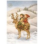 8 Carte di riso in A6 Silent Night
